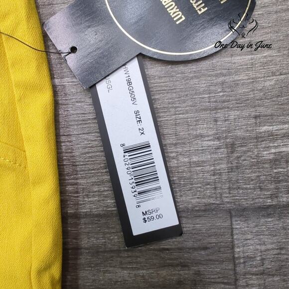 harve' benard Style Slimming 360 Stretch Pull On Shorts Size 2X - Picture 2 of 6